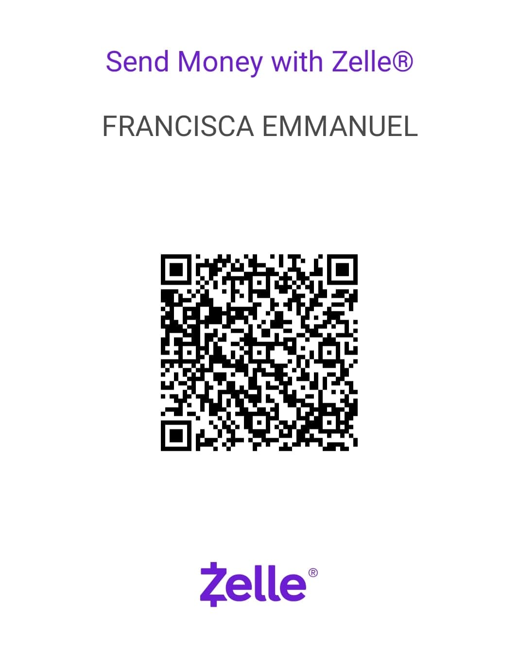 Zelle QR Code